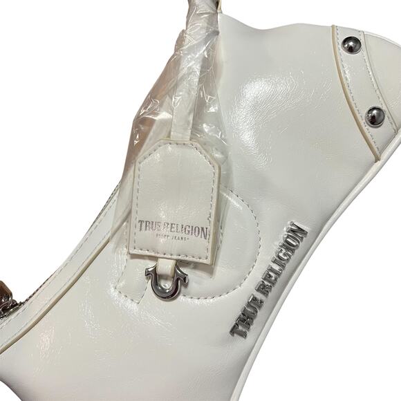 True Religion Small Shoulder Baguette Bag NWOT - Picture 4 of 5